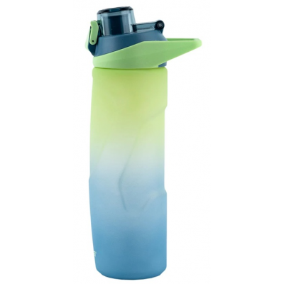 Gertuvė KITE, 760ml, su užrakinamu dangteliu, mėlynos/žalios sp. tritano plastikas